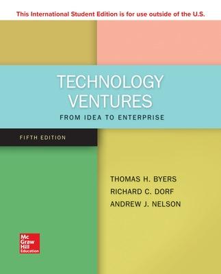 Book cover for ISE Technology Ventures: From Idea to Enterprise