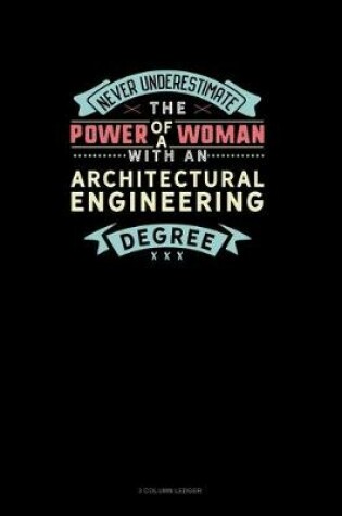 Cover of Never Underestimate The Power Of A Woman With An Architectural Engineering Degree