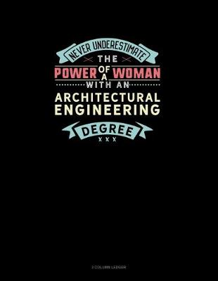 Book cover for Never Underestimate The Power Of A Woman With An Architectural Engineering Degree