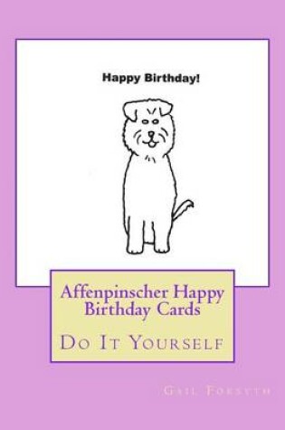 Cover of Affenpinscher Happy Birthday Cards