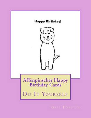 Book cover for Affenpinscher Happy Birthday Cards