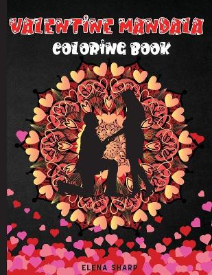 Book cover for Valentine Mandala Coloring Book