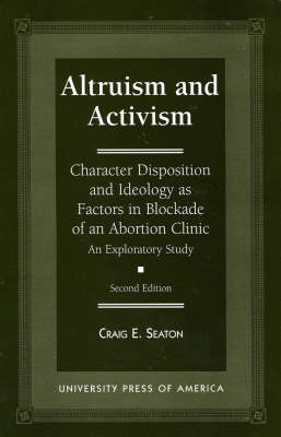 Cover of Altruism and Activism