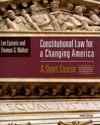 Book cover for Constitutional Law for a Changing America