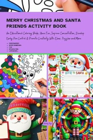 Cover of Merry Christmas Santa and Friends Activity Book