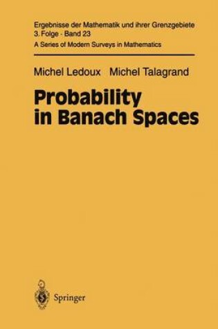 Cover of Probability in Banach Spaces