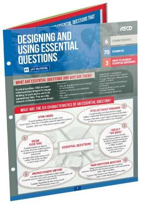 Book cover for Designing and Using Essential Questions (Quick Reference Guide 25-Pack)