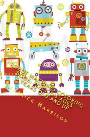 Cover of Robot Machines Coloring Book