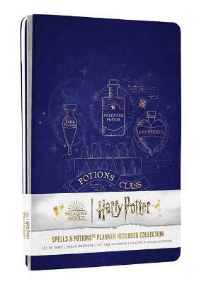 Cover of Harry Potter: Spells and Potions Planner Notebook Collection (Set of 3)