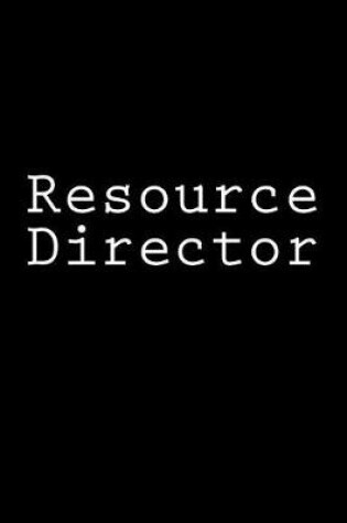 Cover of Resource Director