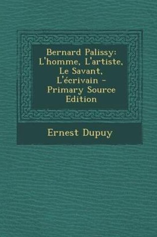 Cover of Bernard Palissy