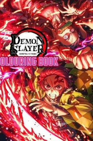 Cover of Demon Slayer Colouring Book