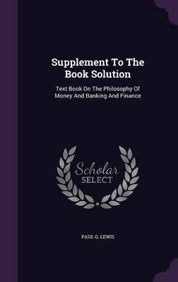 Book cover for Supplement to the Book Solution