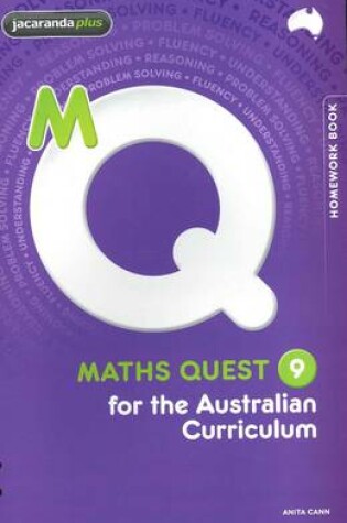 Cover of Maths Quest 9 for the Australian Curriculum Homework Book