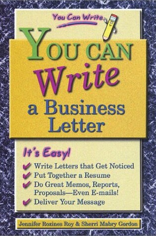 Cover of You Can Write a Business Letter