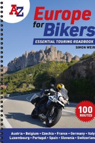 Cover of A -Z Europe for Bikers