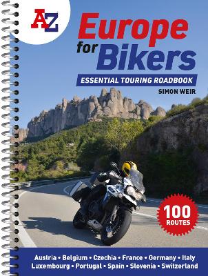 Book cover for A -Z Europe for Bikers