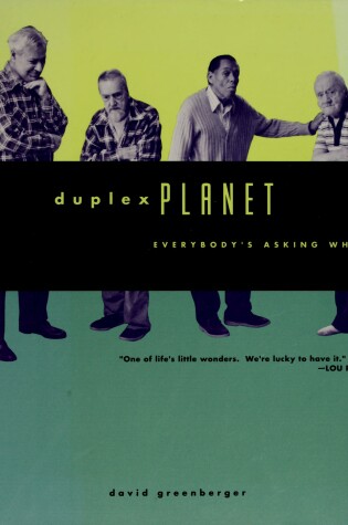 Cover of Duplex Planet