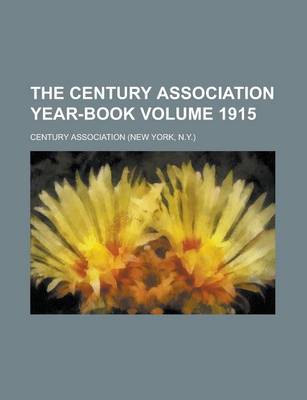 Book cover for The Century Association Year-Book Volume 1915