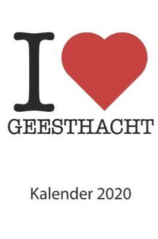 Cover of I love Geesthacht Kalender 2020