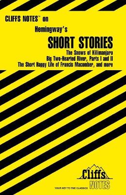 Book cover for CliffsNotes Hemingway's Short Stories