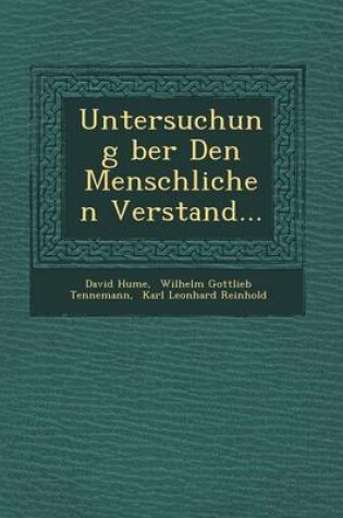 Cover of Untersuchung Ber Den Menschlichen Verstand...