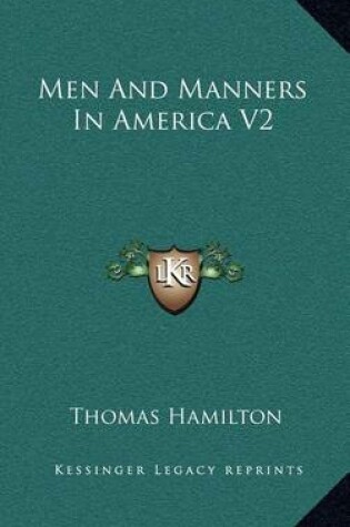 Cover of Men and Manners in America V2