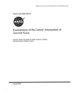 Cover of Examination of the Lateral Attenuation of Aircraft Noise