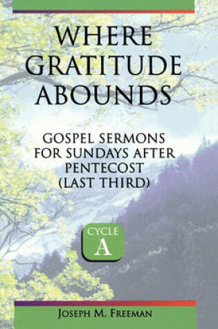 Cover of Where Gratitude Abounds