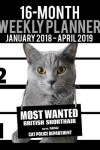 Book cover for 2018-2019 Weekly Planner - Most Wanted British Shorthair