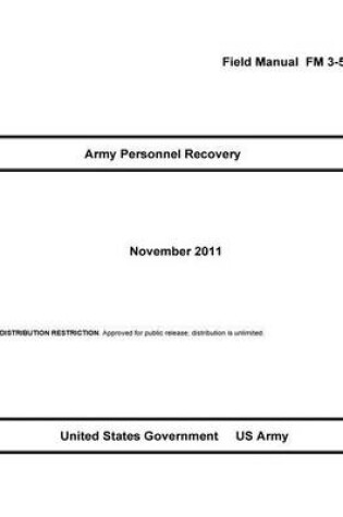 Cover of Field Manual FM 3-50.1 Army Personnel Recovery November 2011