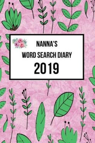 Cover of Nanna's Word Search Diary 2019