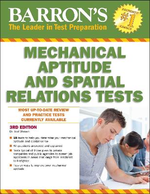 Cover of Mechanical Aptitude and Spatial Relations Test