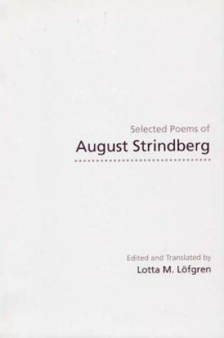Cover of Selected Poems of August Strindberg