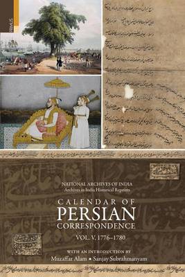 Book cover for Calendar of Persian Correspondence 1776-1780