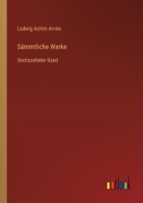 Book cover for S�mmtliche Werke
