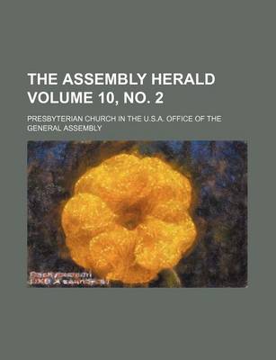 Book cover for The Assembly Herald Volume 10, No. 2