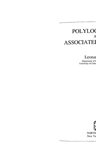 Cover of Polylogarithms and Associated Functions