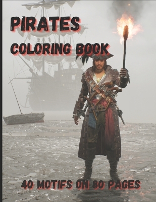 Book cover for Pirates Coloring Book