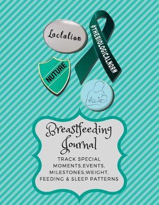 Book cover for Breastfeeding Journal - 8.5 X 11 60 Page of Breastfeeding Tracker Layouts