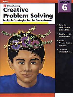 Book cover for Creative Problem Solving, Grade 6