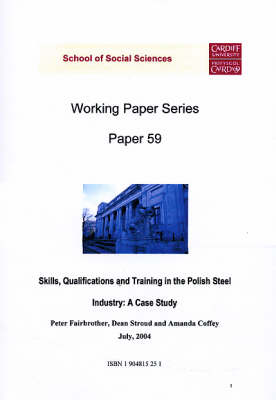 Book cover for Skills, Qualifications and Training in the Polish Steel Industry