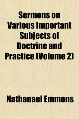 Cover of Sermons on Various Important Subjects of Doctrine and Practice (Volume 2)