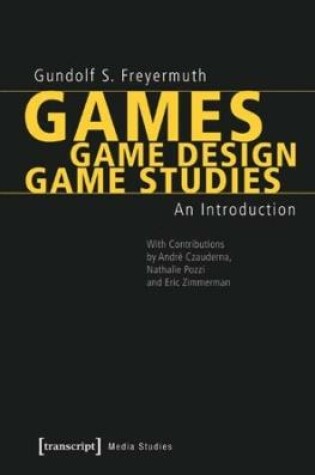 Cover of Games | Game Design | Game Studies
