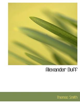 Book cover for Alexander Duff