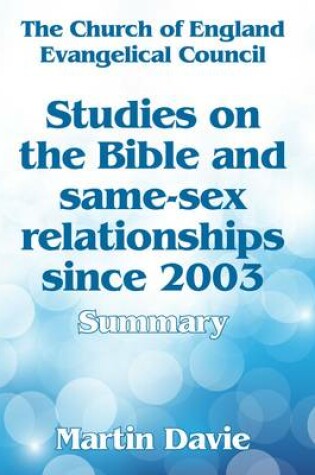 Cover of Studies on the Bible and Same-Sex Relationships Since 2003