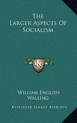 Book cover for The Larger Aspects of Socialism