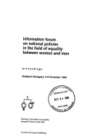 Book cover for Information Forum on National Policies in the Field of Equality Between Men and Women