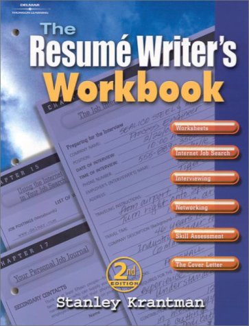 Book cover for Resume Writer's Workbook