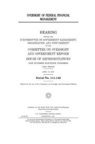 Cover of Oversight of federal financial management